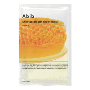 abib masque tissu ph doux au miel – nutrition & Éclat