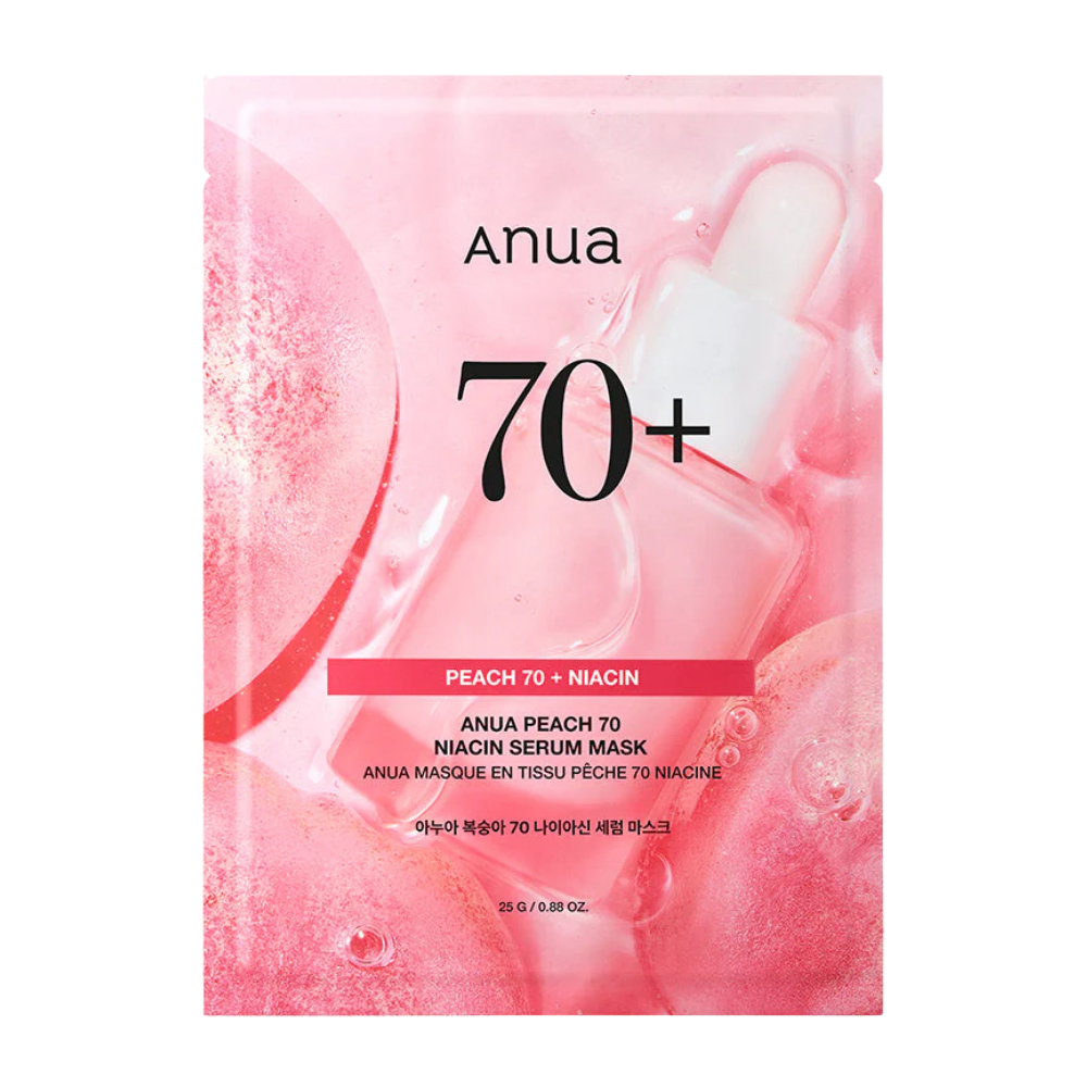 anua masque Éclat à la pêche 70% & niacinamide anua masque Éclat à la pêche 70% & niacinamide