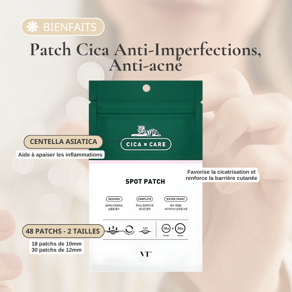 vt patch cica anti imperfections, anti acné vt patch cica anti imperfections, anti acné