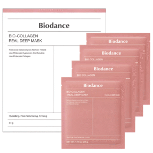 biodance – masque nuit bio collagène real deep set 4 masques