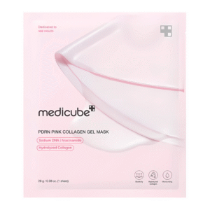 medicube masque gel collagène rose au pdrn